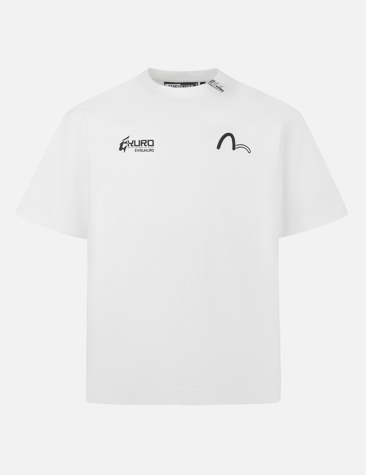 Seagull Embroidery and Logo Print Regular Fit T-shirt